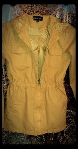 Girls Mid Coat with Hoodie